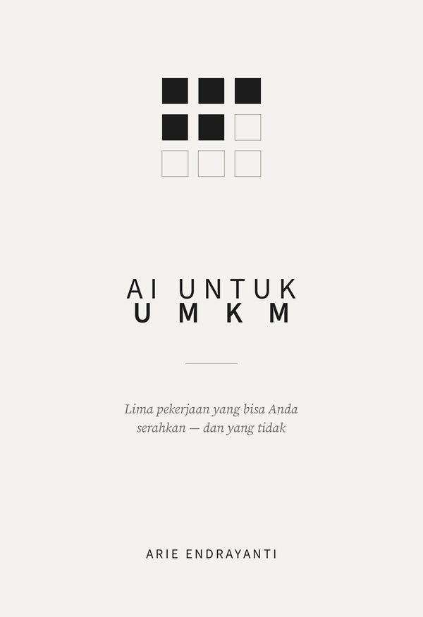 Sampul buku AI untuk UMKM karya Arie Endrayanti
